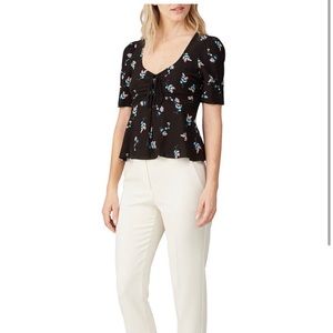 DVF Floral Blouse